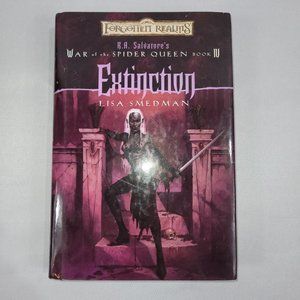 D&D Lisa Smedman Forgotten Realms Extinction Hardcover Book Club Edition